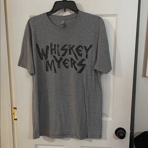 Men's Gray "Whiskey Myers"Graphic Tee. Size L